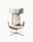 Large Light Grey Oddysey Headrest Armchair by Eugeni Quitllet, Image 2