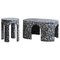 Loggia Terrazzo Side and Coffee Tables, Set of 2 1