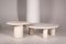 Handgefertigter felsenförmiger Naturgips Tisch für den Außenbereich von Philippe Colette, 2er Set 2