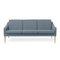 Mr Olsen Three-Seater Oak Mosaic Cloudy Grey by Warm Nordic 2