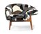 Fried Egg Right Lounge Chair Sheepskin Patchwork Mix by Warm Nordic, Image 2