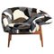 Fried Egg Right Lounge Chair Sheepskin Patchwork Mix by Warm Nordic 1