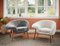 Fried Egg Left Lounge Chair Sheepskin Scandinavian Grey by Warm Nordic 6