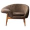 Fried Egg Left Lounge Chair in Drake Sheepskin by Warm Nordic 1