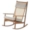 Swing Rocking Chair in Moonlight Sheepskin by Warm Nordic 1