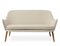 Dwell 2 Seater Sofa in Cream by Warm Nordic 2