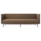 Galore Three-Seater Sofa in Sprinkles Cappuccino Brown by Warm Nordic 1