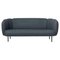 Caper Three Seater with Stitches in Petrol by Warm Nordic, Image 1