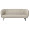 Caper Three-Seater with Stitches Pearl Grey by Warm Nordic 1