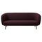 Caper Three Seater in Burgundy by Warm Nordic 1