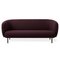 Caper Three Seater in Burgundy by Warm Nordic, Image 2