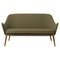 Dwell 2 Seater Sofa in Olive by Warm Nordic 1