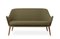 Dwell 2 Seater Sofa in Olive by Warm Nordic, Image 2