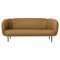 Caper 3 Seater Sofa in Olive with Stitches by Warm Nordic 1