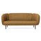 Caper 3 Seater Sofa in Olive with Stitches by Warm Nordic 2