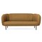 Caper 3 Seater Sofa in Olive with Stitches by Warm Nordic, Image 2