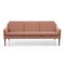 Mr Olsen Three Seater in Oak and Fresh Peach by Warm Nordic 2