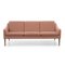 Mr Olsen Three Seater in Oak and Fresh Peach by Warm Nordic, Image 2