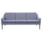 Sofá de tres plazas Mr Olsen de roble y violeta suave de Warm Nordic, Imagen 1