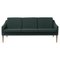 Mr Olsen 3 Seater Sofa in Oak & Mosaic Petrol Fabric by Warm Nordic 1