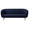 Caper 3-Sitzer Stahlblaues Sofa von Warm Nordic 1