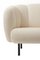 Caper 3-Sitzer Stitches Burgunder Sofa von Warm Nordic 5