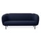 Caper Three-Seater with Stitches in Steel Blue by Warm Nordic, Image 2