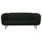 Caper 3 Seater Stitches Forest Green Sofa by Warm Nordic, Image 1