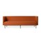 Galore Three-Seater in Burnt Orange by Warm Nordic 2
