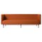 Galore Three-Seater in Burnt Orange by Warm Nordic 1
