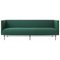 Galore 3 Seater Sofa in Hunter Green with Sprinkles by Warm Nordic 1