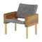 Fauteuil Block en Noyer Naturel par Jonas Lutz 1