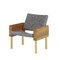 Natural Walnut Block Armchair by Carl Malmsten 2