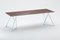 Steel Stand Table 240 in Walnut by Sebastian Scherer 12