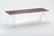 Steel Stand Table 240 in Walnut by Sebastian Scherer 5