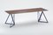 Steel Stand Table 240 in Walnut by Sebastian Scherer 4