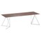 Steel Stand Table 240 in Walnut by Sebastian Scherer 1