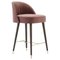 Camille Counter Chair with Metal Cups by Domkapa 1