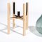 Round Square Grey Pierced Vase by Studio Thier & Van Daalen, Set of 4 4