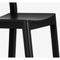 Halikko Stool with Backrest in Black by Made by Choice, Set of 4, Image 3