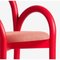 Butaca Goma en rojo y silla de bar Goma de Made by Choice. Juego de 2, Imagen 4