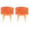 Orange Marshmallow Dining Chairs by Royal Stranger, Set of 2 1