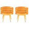 Mustard Marshmallow Dining Chairs by Royal Stranger, Set of 2, Image 2