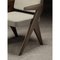 Loro Piana Linen Souvenir Chair with Armrest by Gio Pagani 4