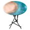 Table d'Appoint en Cuivre Sculptée à la Main par Samuel Costantini 1