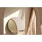 Oak Round Guillotine Mirror by Jeffrey Huyghe 8