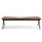 Medium Perlude Teak Bench by Caroline Voet 2