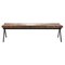 Medium Perlude Teak Bench by Caroline Voet, Image 1