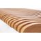 Medium Perlude Teak Bench by Caroline Voet 4