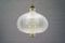 Mid-Century Murano Glass & Brass Pendant Light from Kaiser Leuchten 1